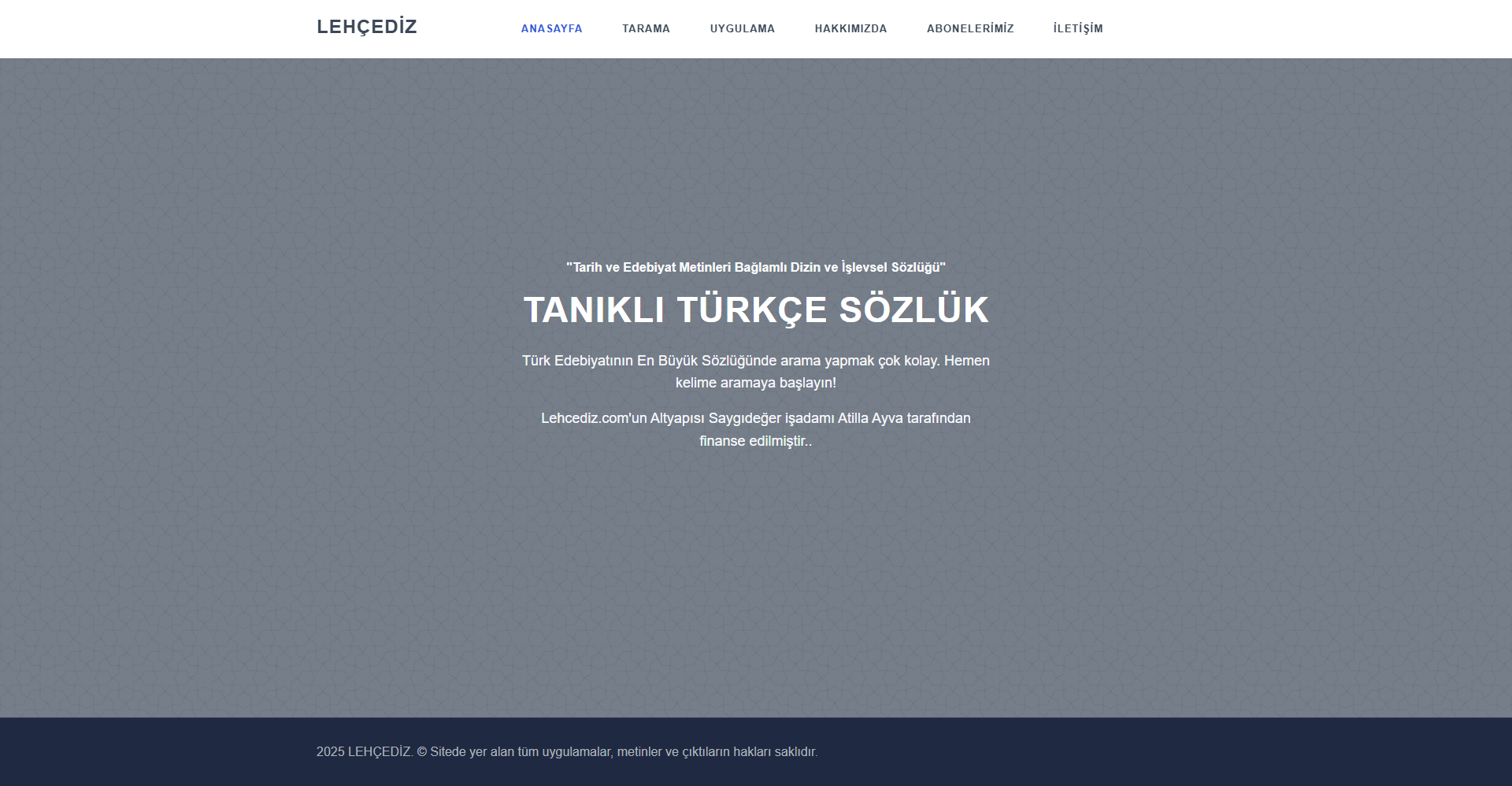 Tarihi ve Çağdaş Lehçeler Sözlüğü